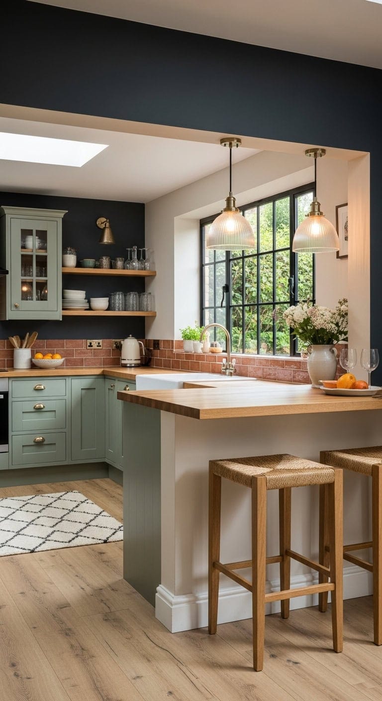 casual dining convenience in open concept