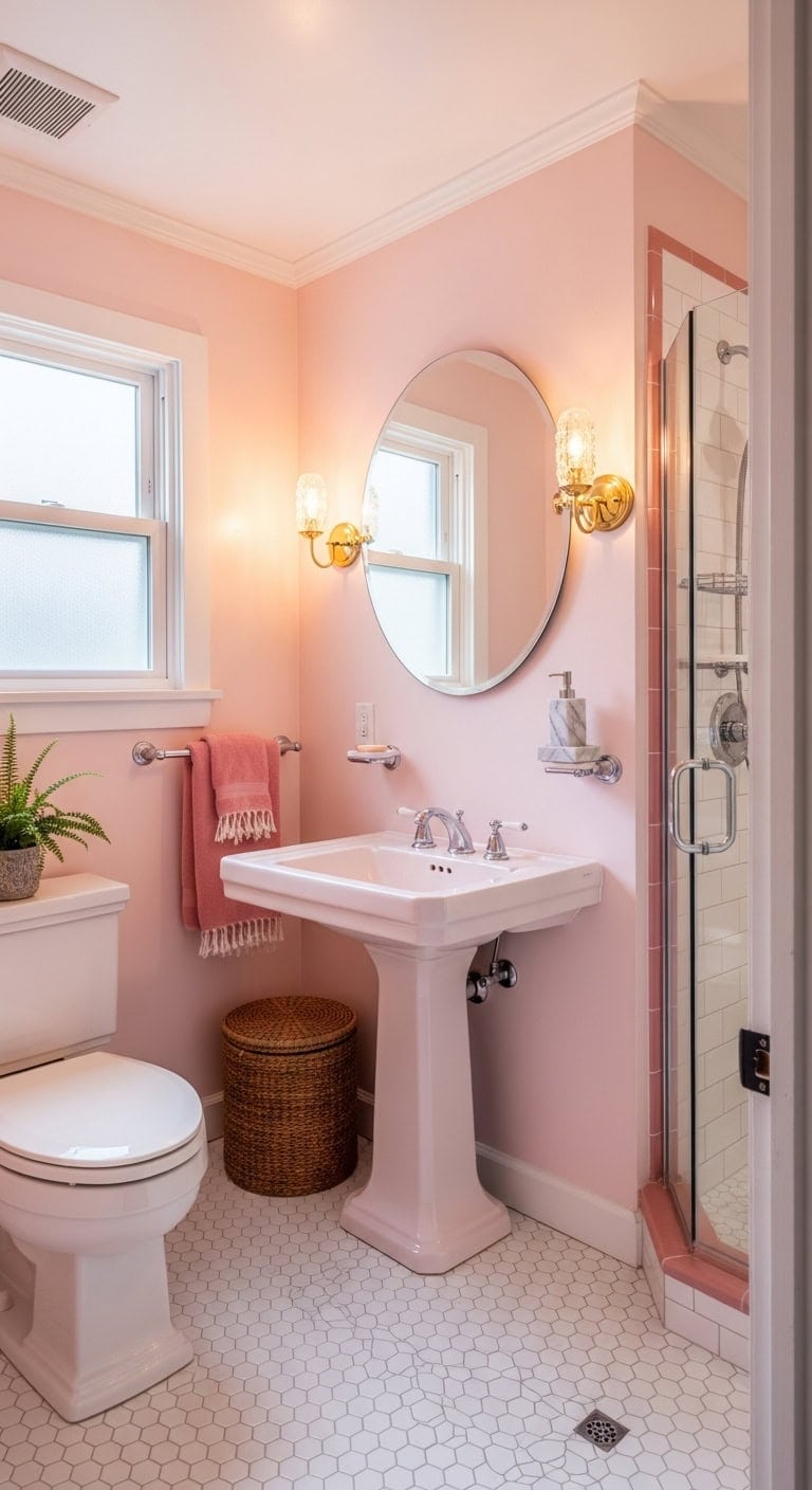 charming vintage bathroom centerpiece transformation