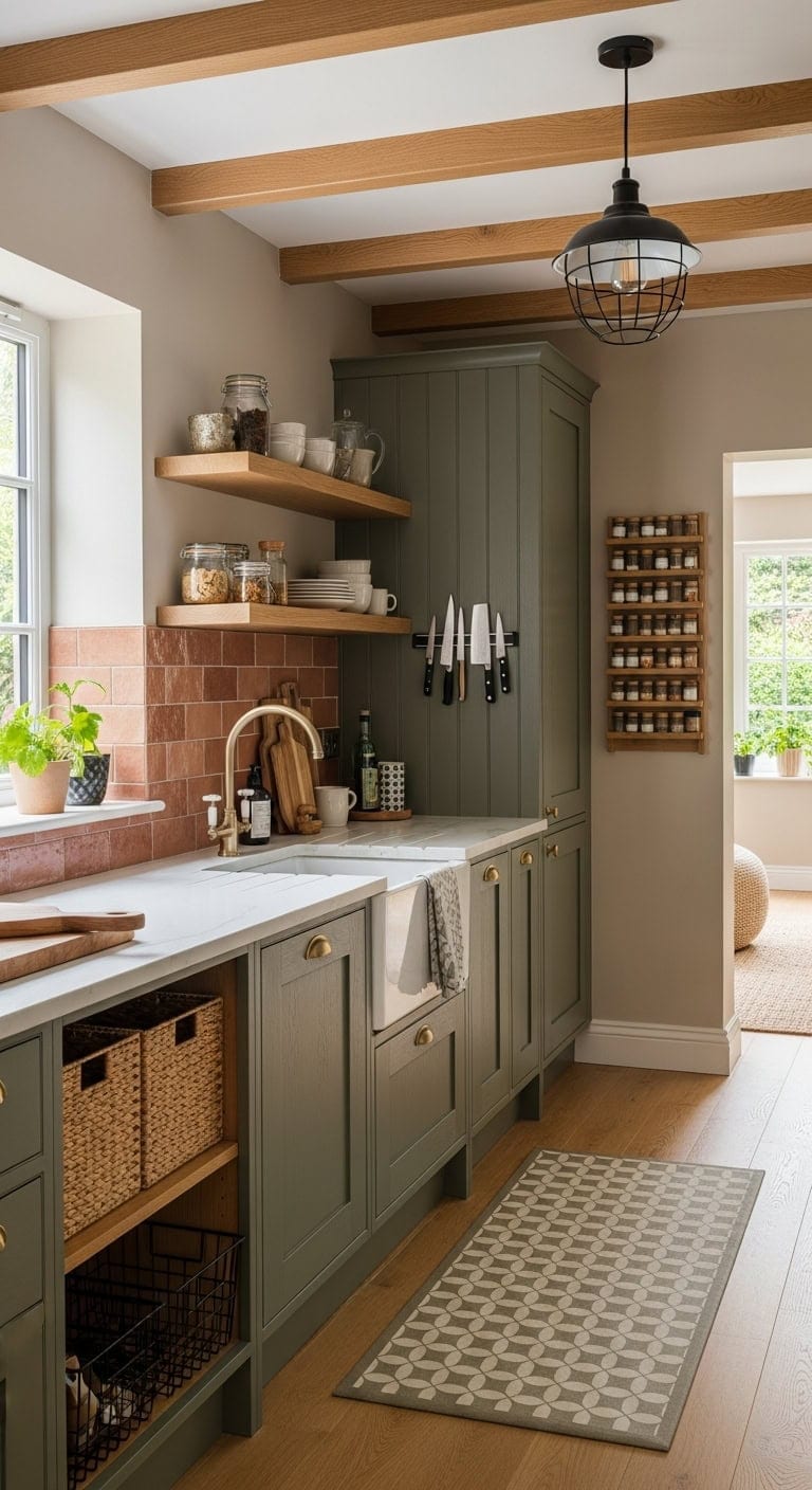 clutter free vertical storage for open spaces