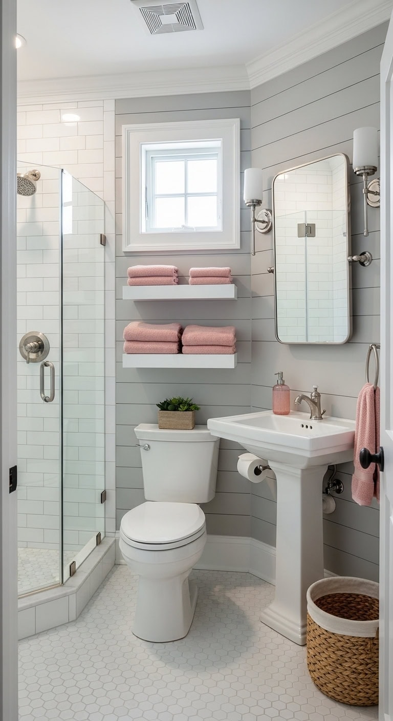 coastal charm and feminine warmth