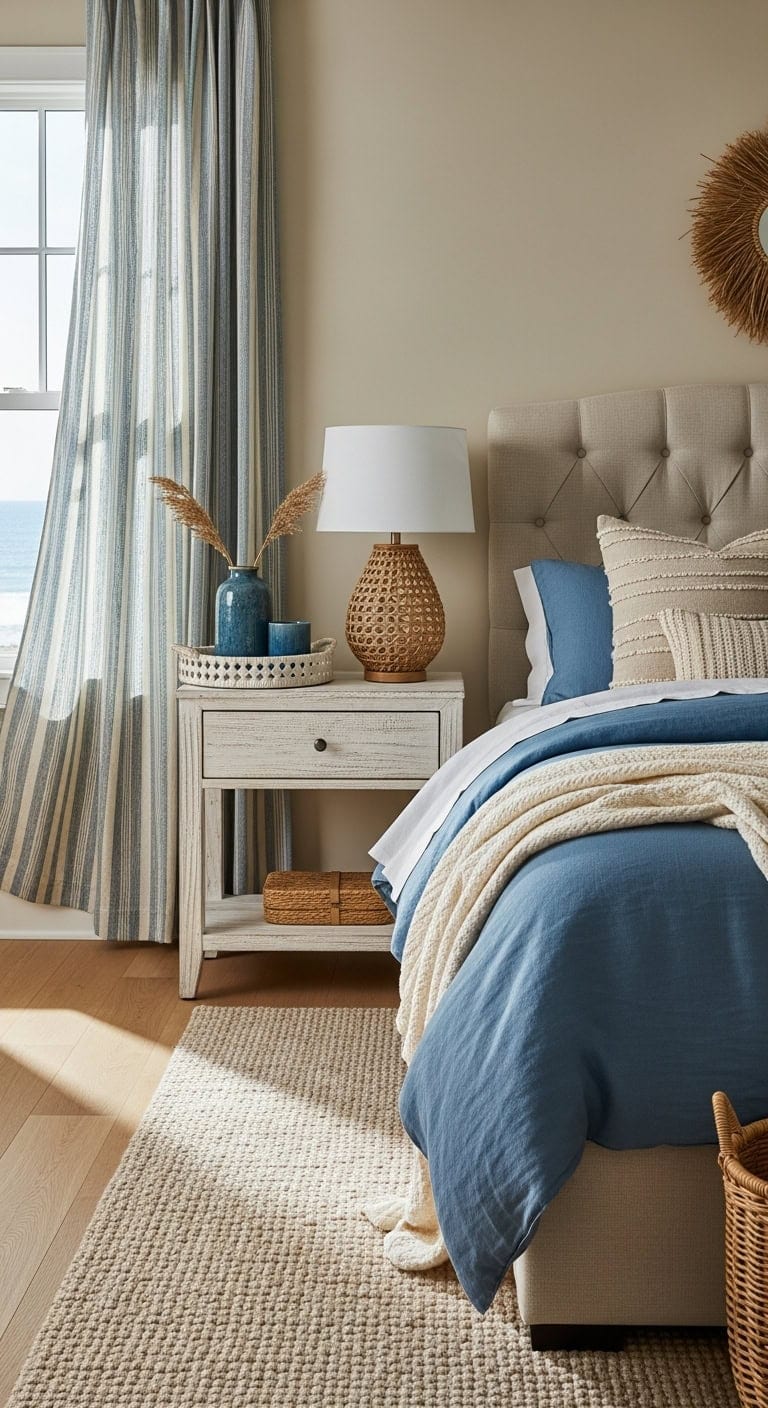 coastal relaxation through neutral accents
