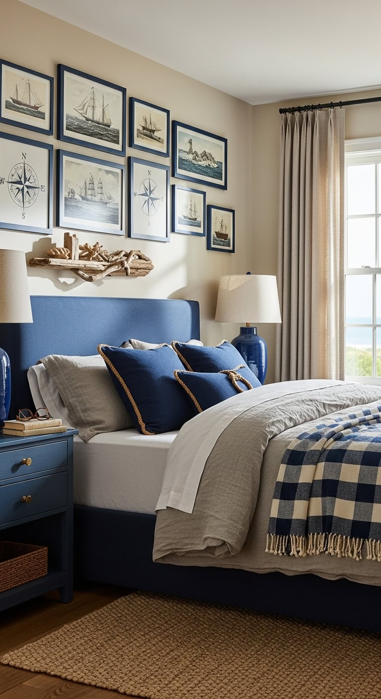 coastal retreat maritime charm crisp contrast intentional gallery
