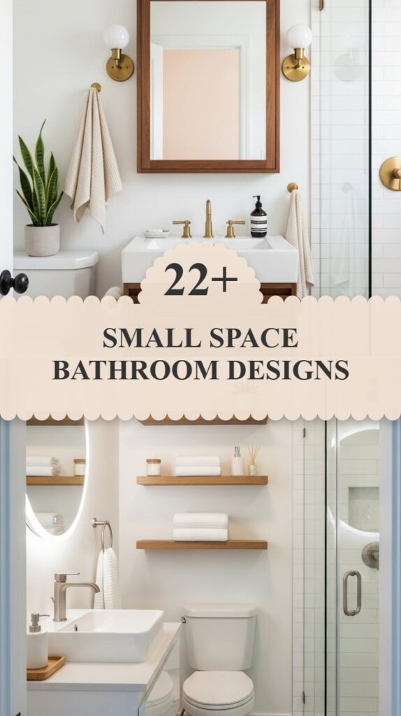 23 Small Space Bathroom Design Ideas to Maximize Your Layout