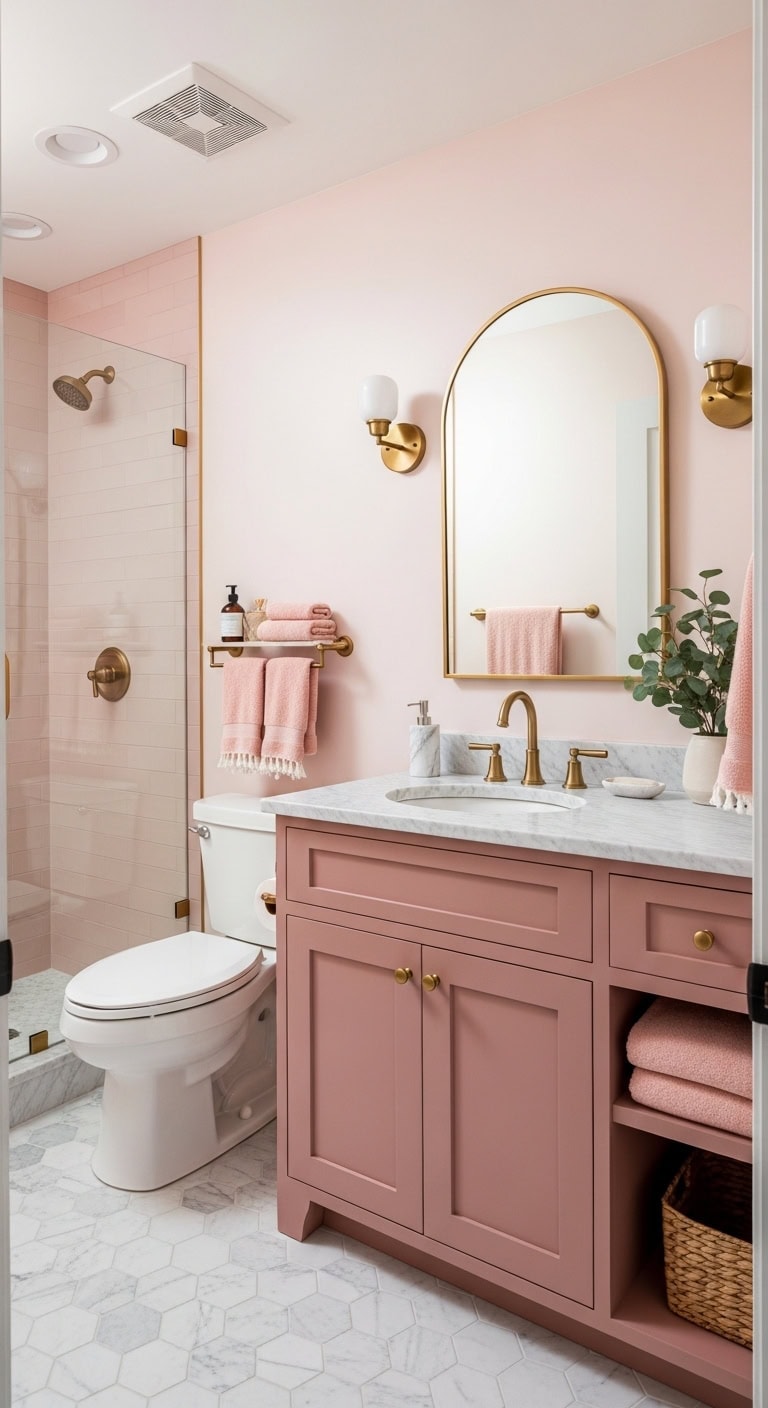 collected intentional bathroom retreat centerpiece