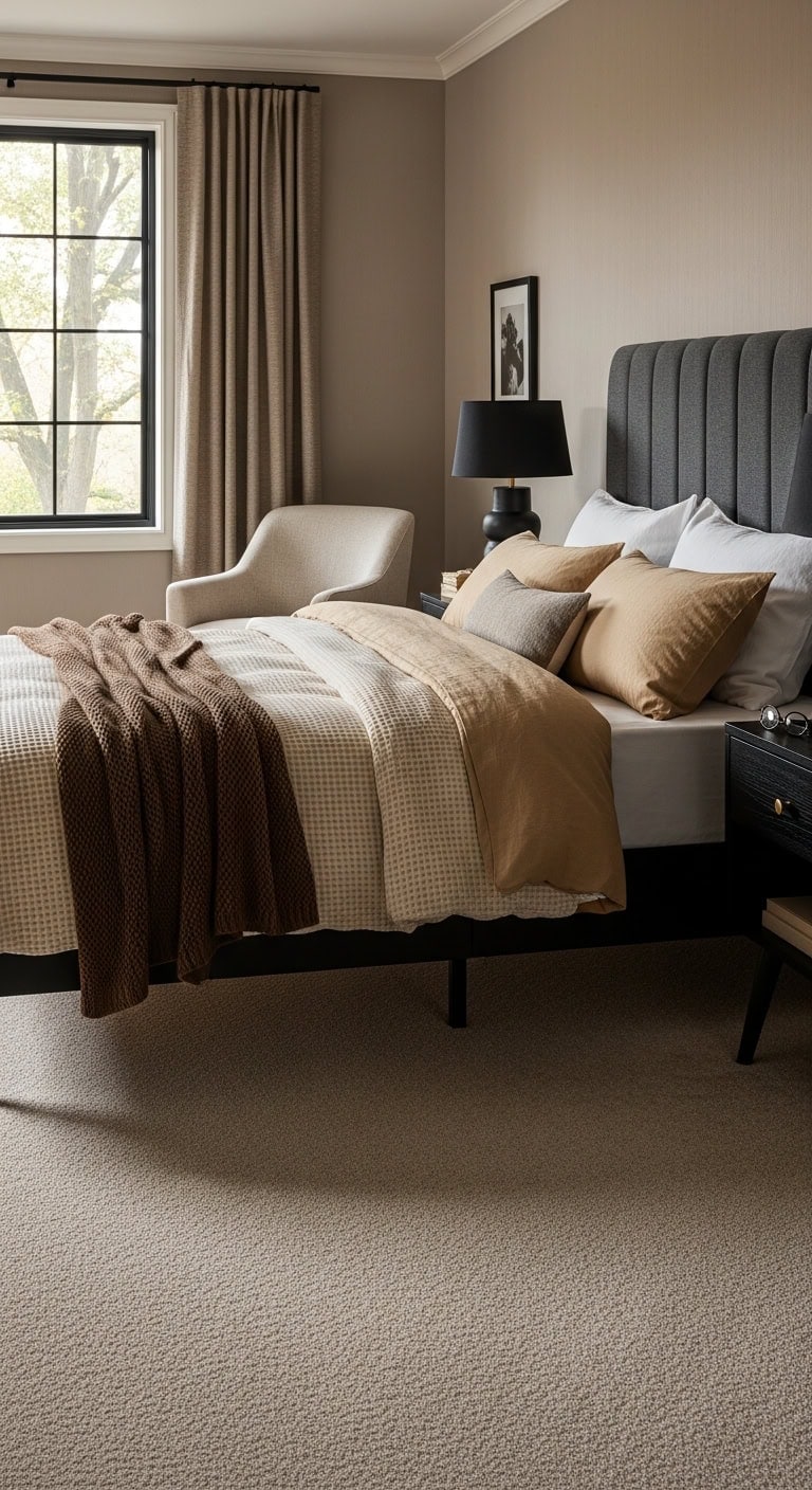 comforting contrast bedroom inspiration