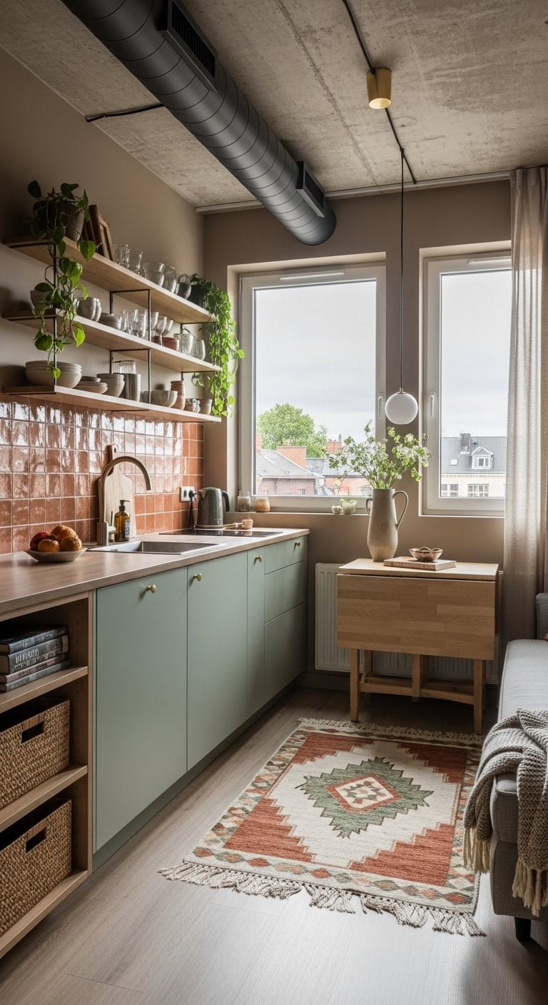 compact multifunctional open concept visually expanding