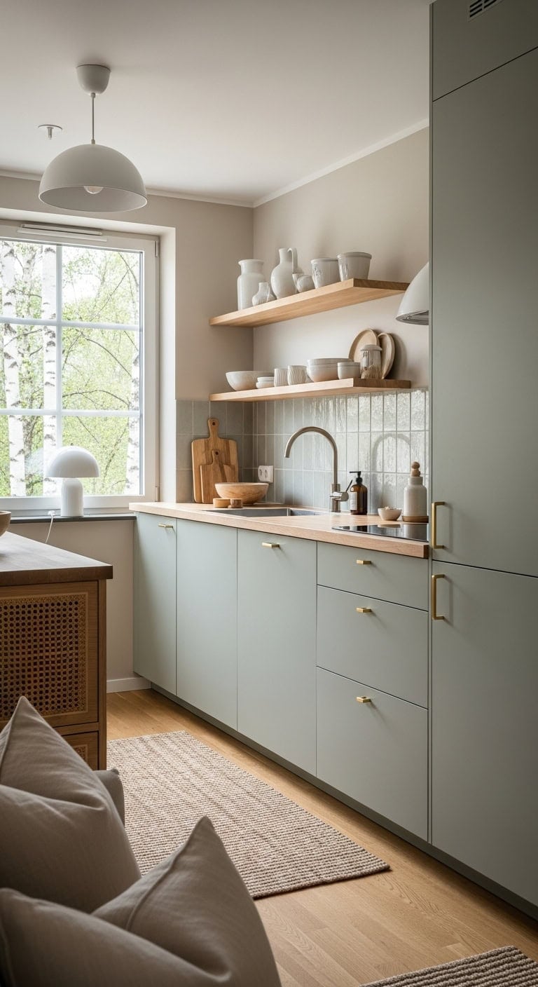 compact scandinavian airy open concept design