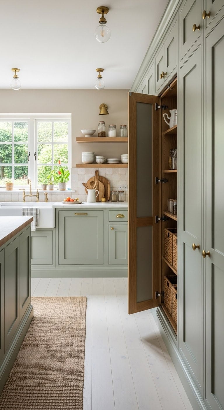 concealed storage seamless aesthetic clutter free kitchen