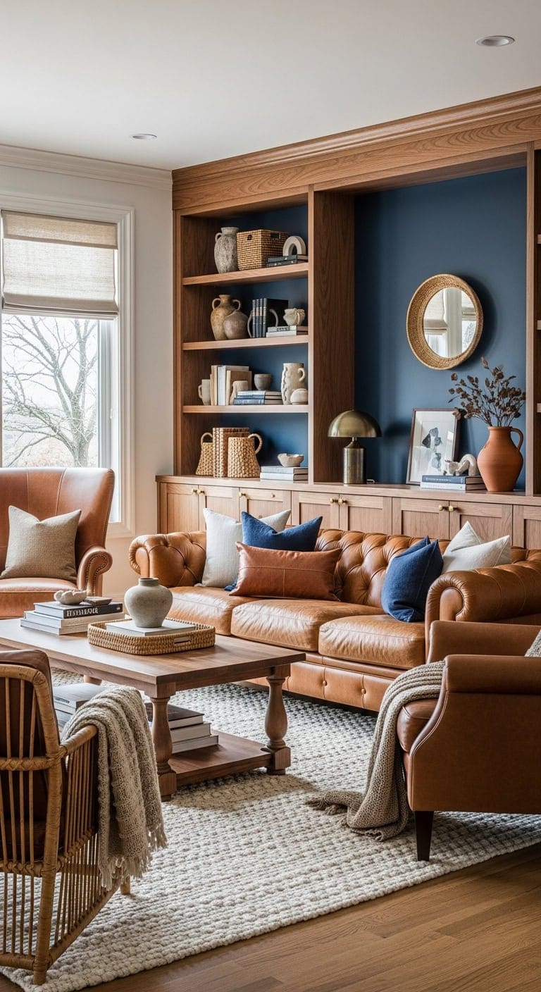 cozy and collected living space