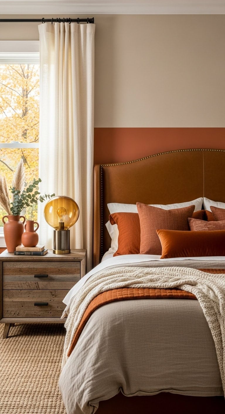 cozy autumnal retreat with warmth