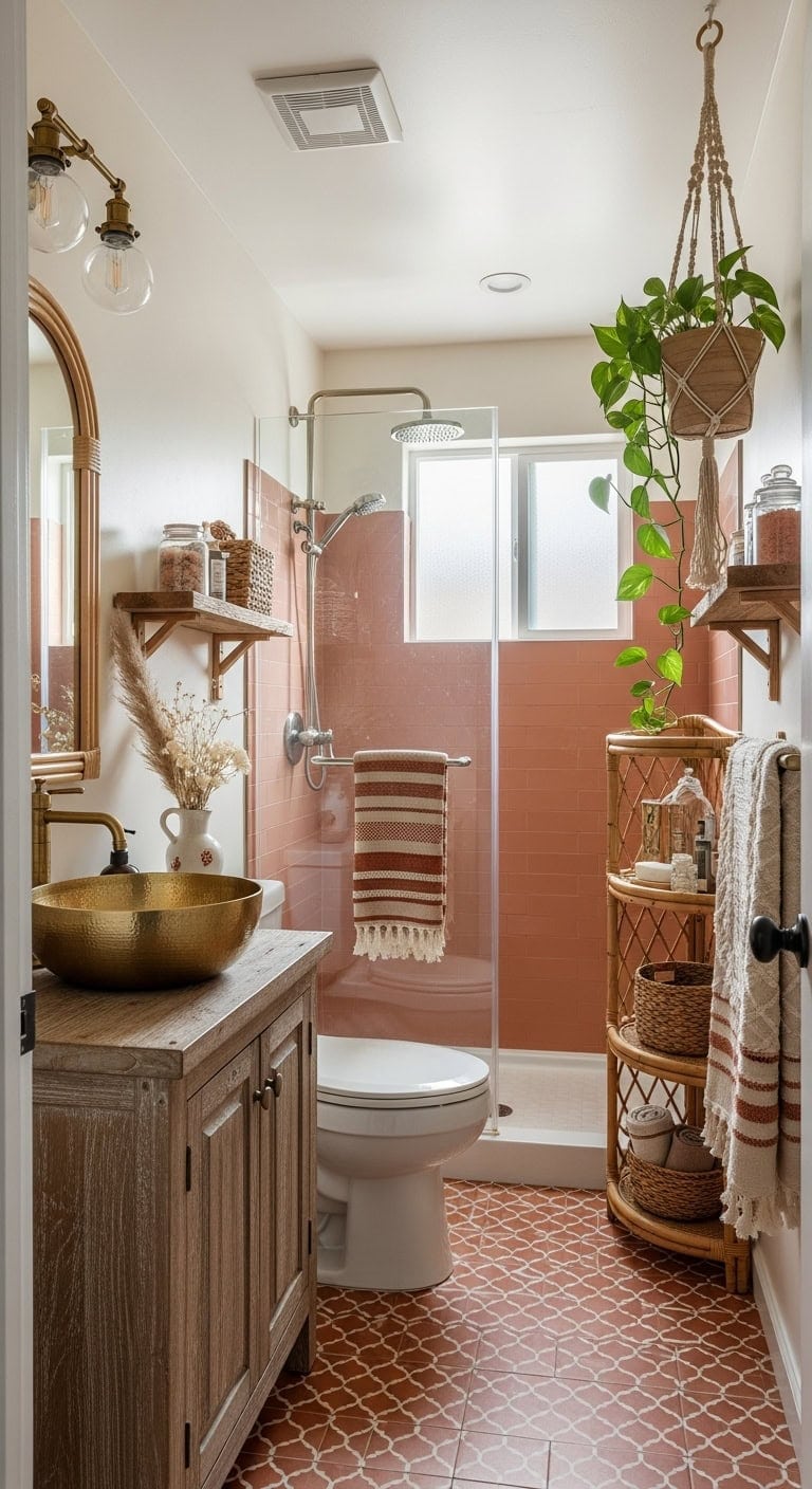 cozy bohemian storage solutions for small spaces
