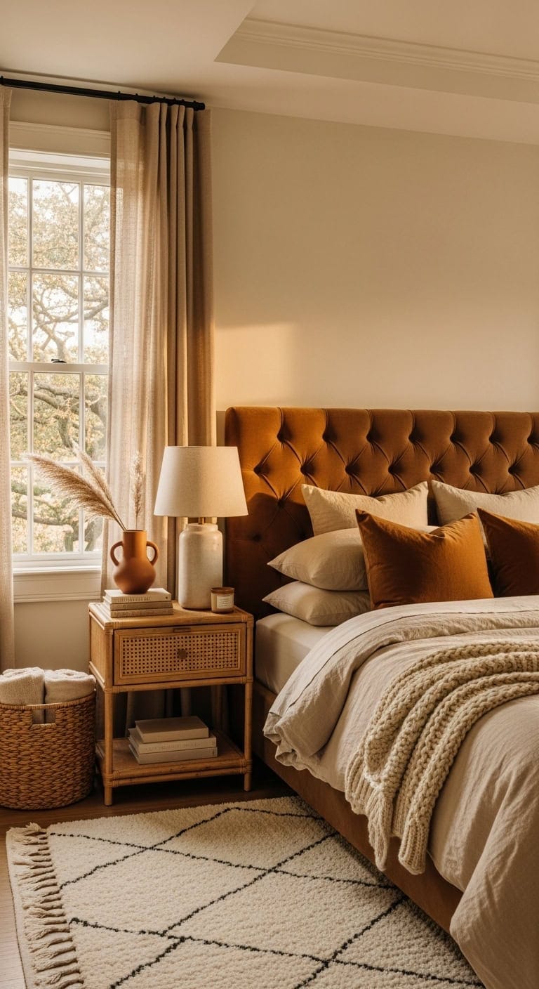 cozy calming layered sophisticated