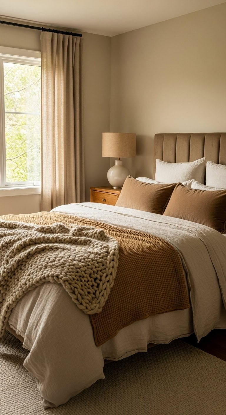 cozy cocoon of soft textures