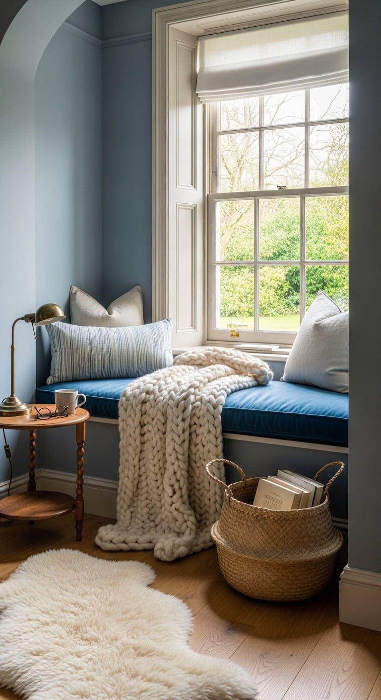 cozy layered inviting comfortable