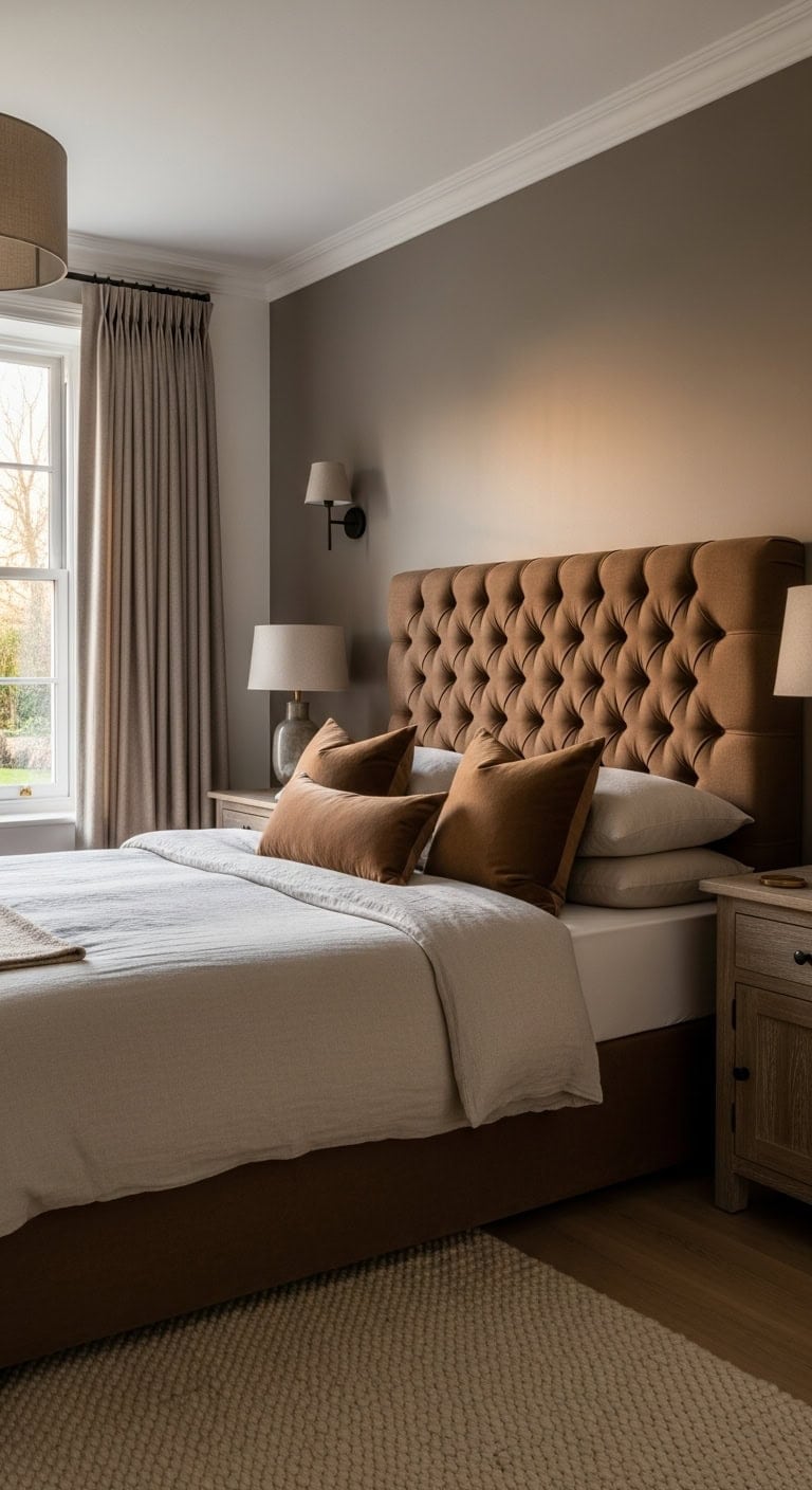 cozy neutral grounded bedroom retreat
