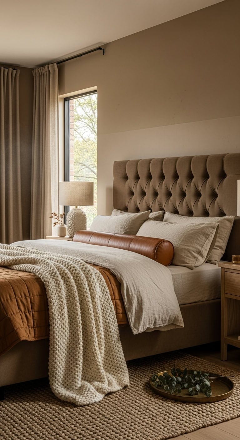 cozy plush textural inviting