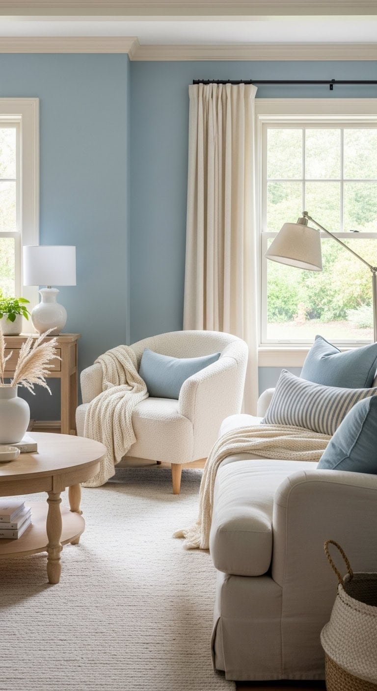 cozy tonal living room sanctuary