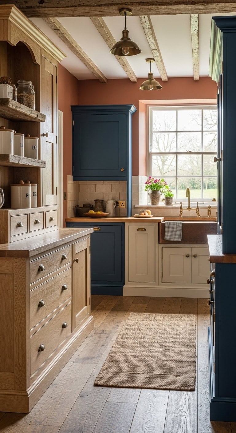 curated furniture style kitchen aesthetic