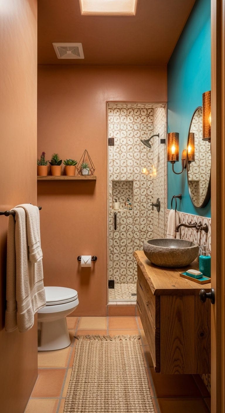 desert southwest bathroom retreat