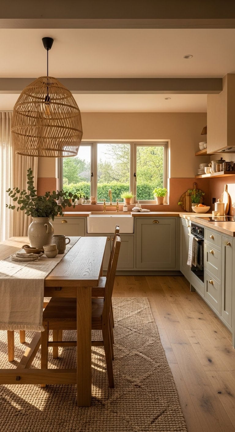 dining room bathed in natural light