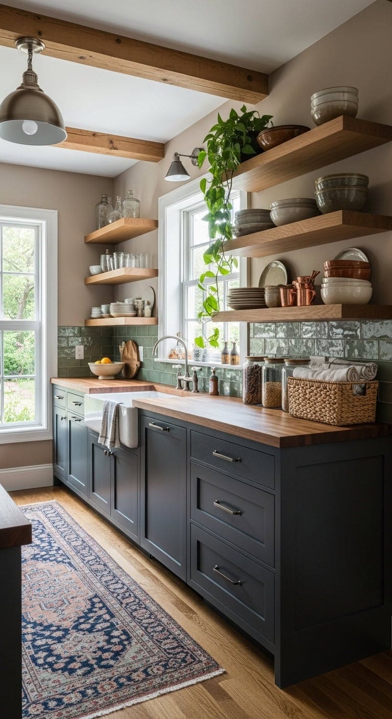 display and conceal kitchen storage
