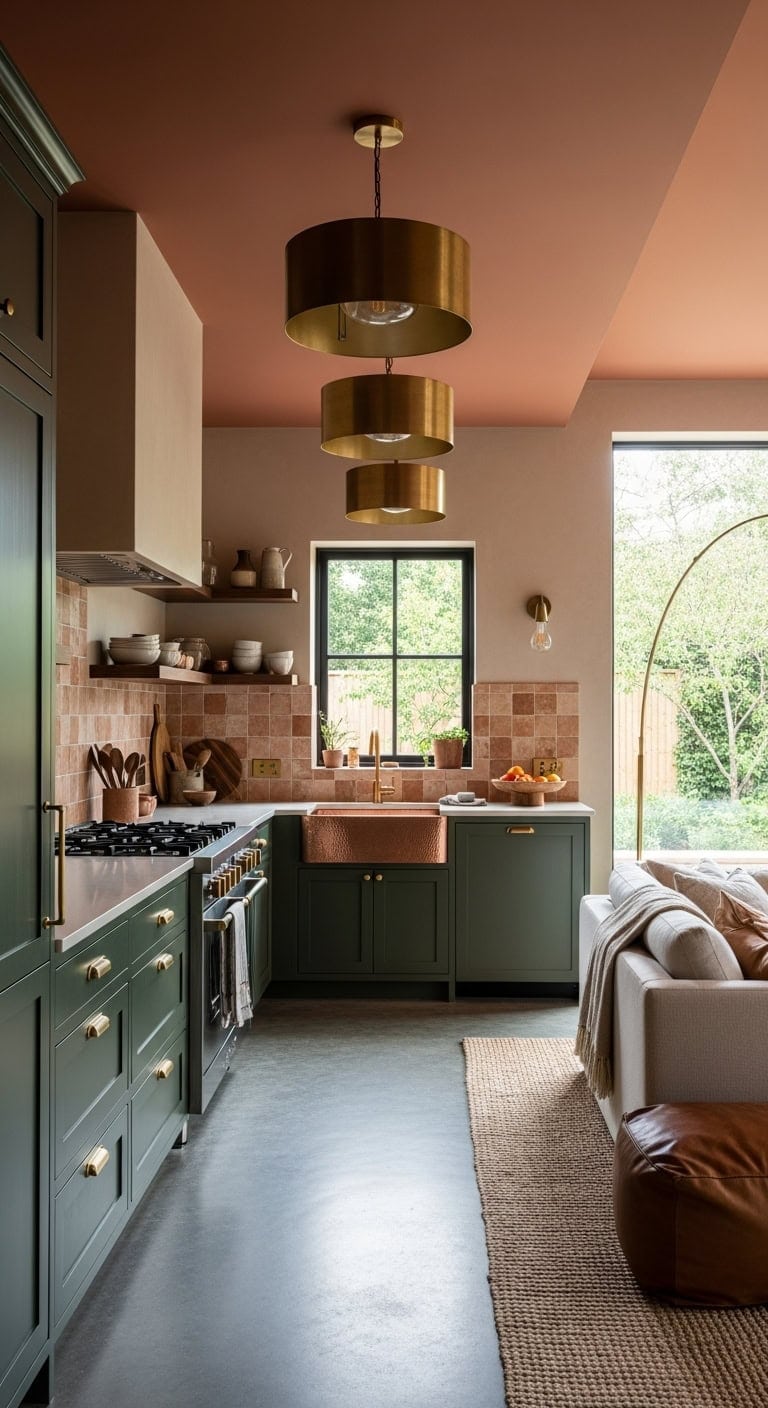 distinctive zones through statement lighting