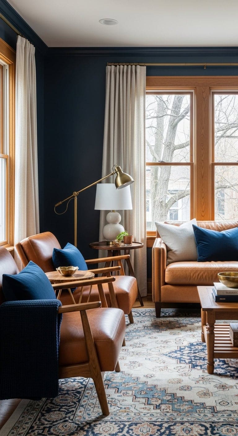 dramatic collected intentional leather furniture