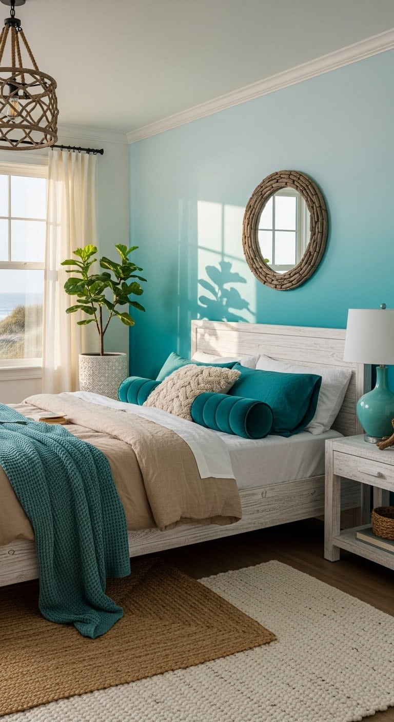 dreamy oceanic ombre wall gradient