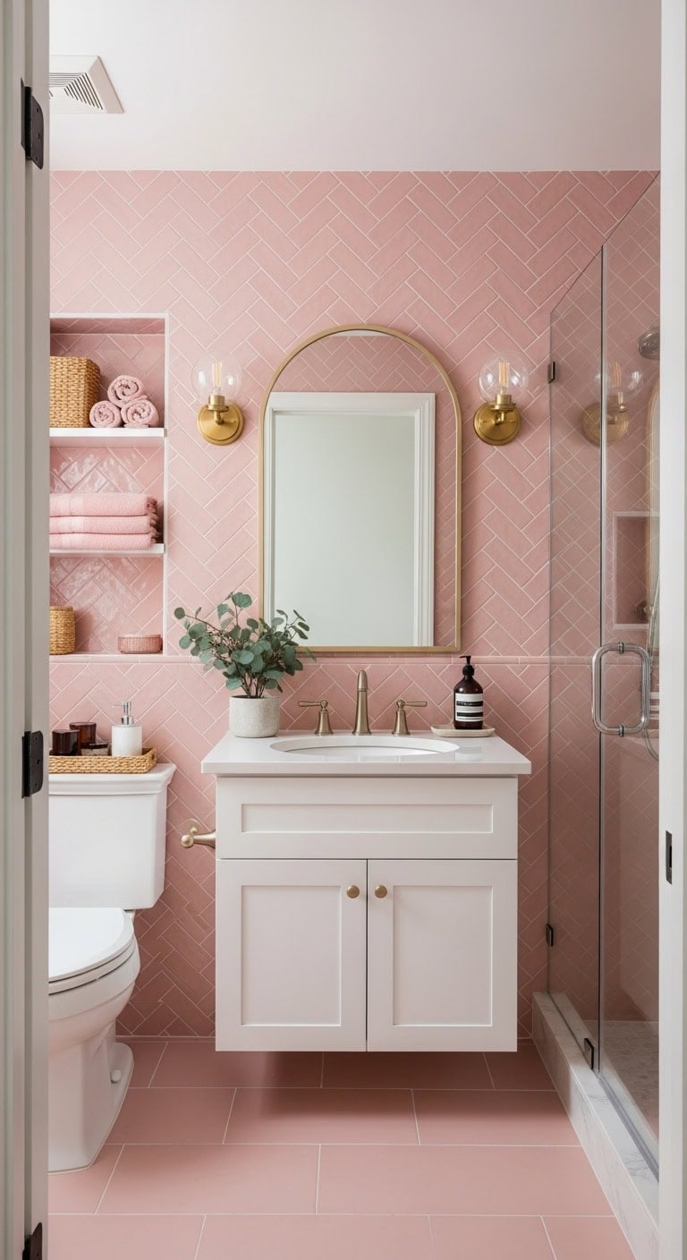 dynamic herringbone tile transformation