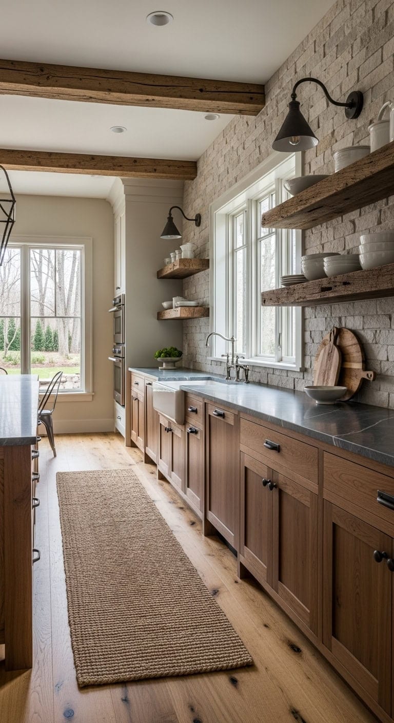 earthy organic textures create inviting atmosphere