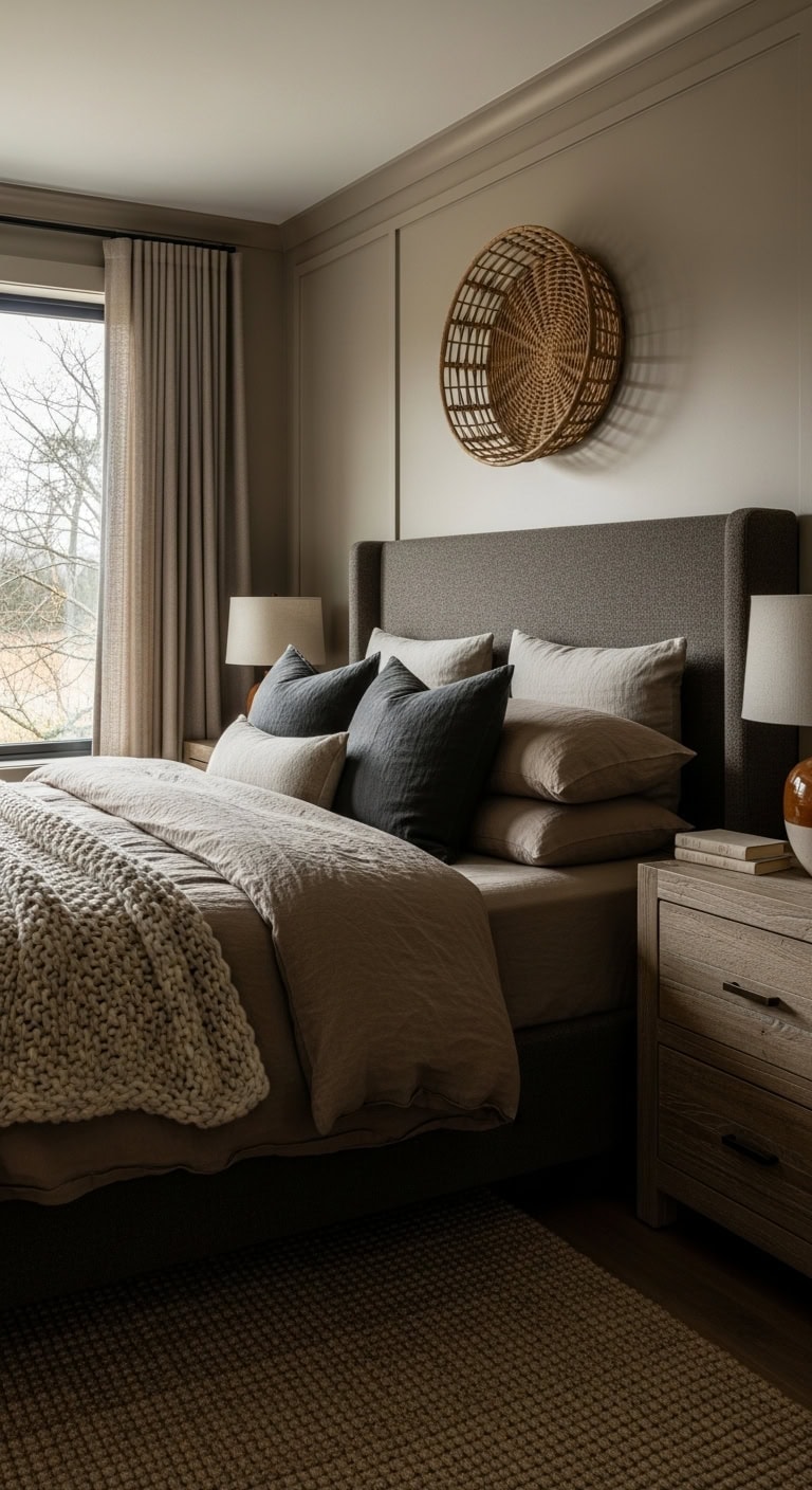 earthy sophisticated calming retreat