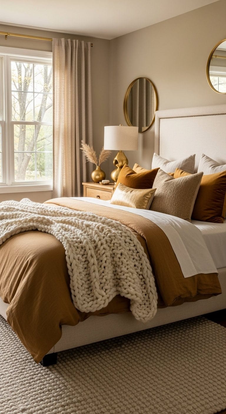 elegant cozy luxurious bedroom retreat