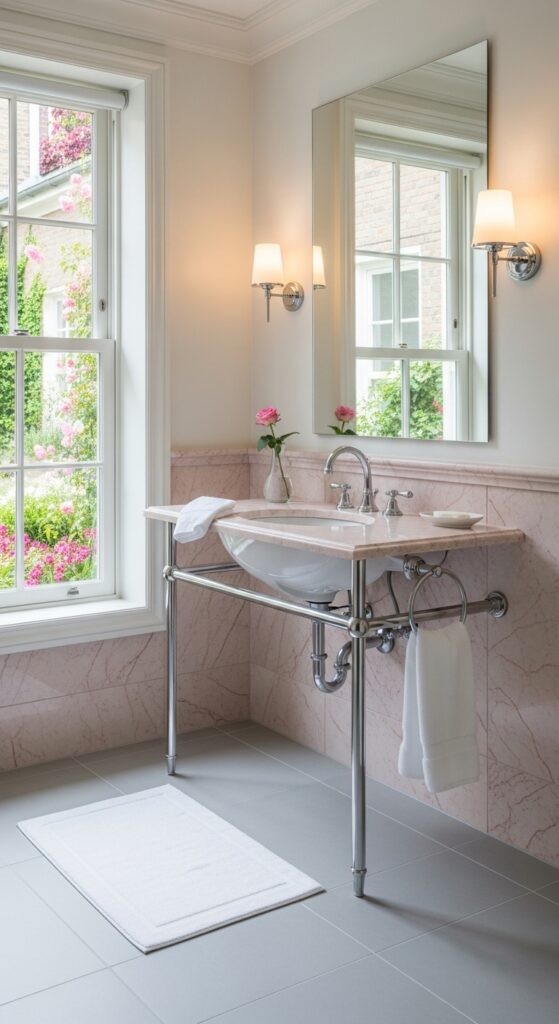 21 Pink Marble Bathroom Designs That Exude Elegance