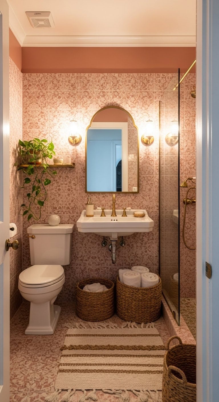 exotic bohemian moroccan bathroom inspiration