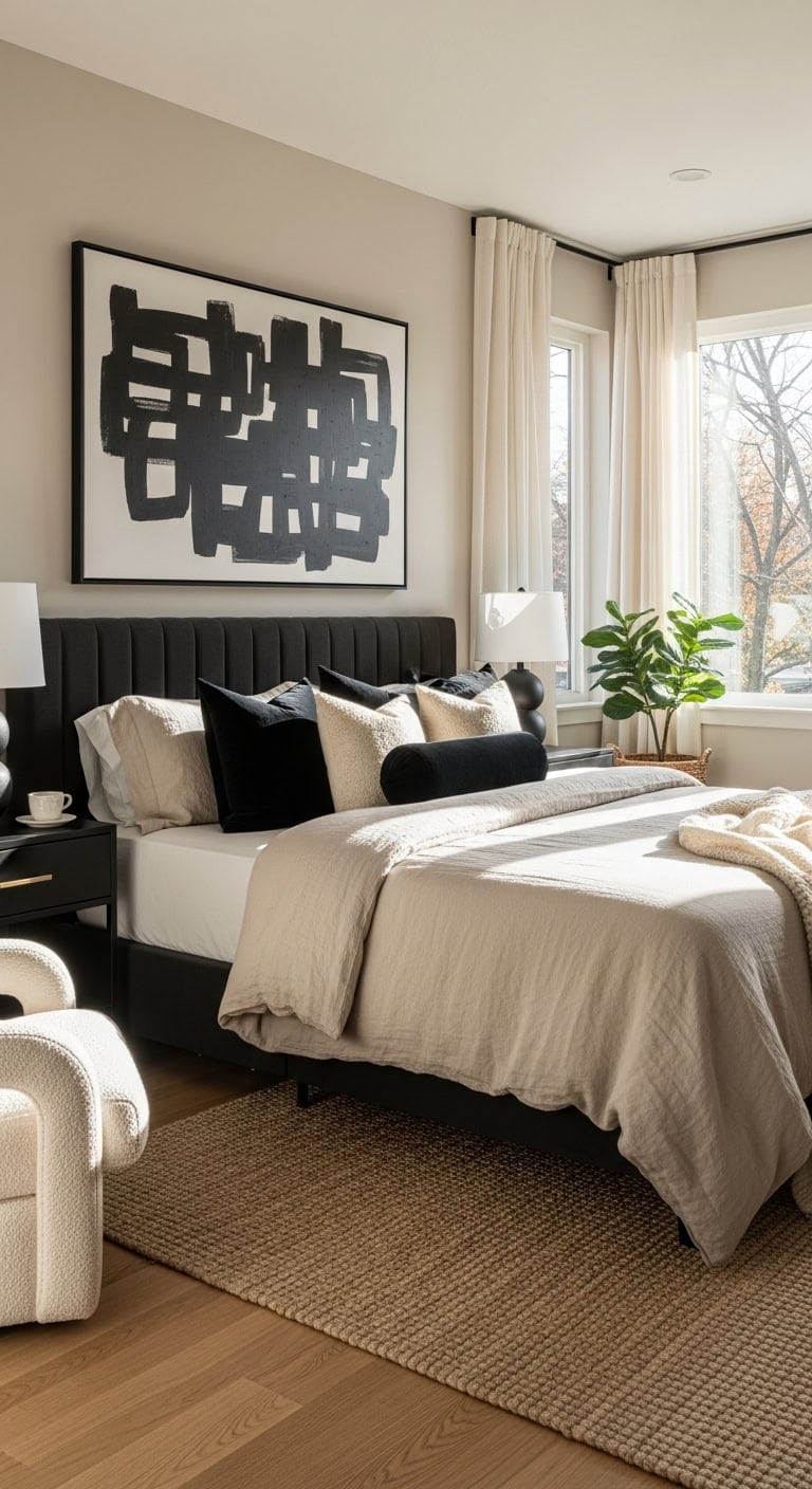 gallery worthy bedroom retreat