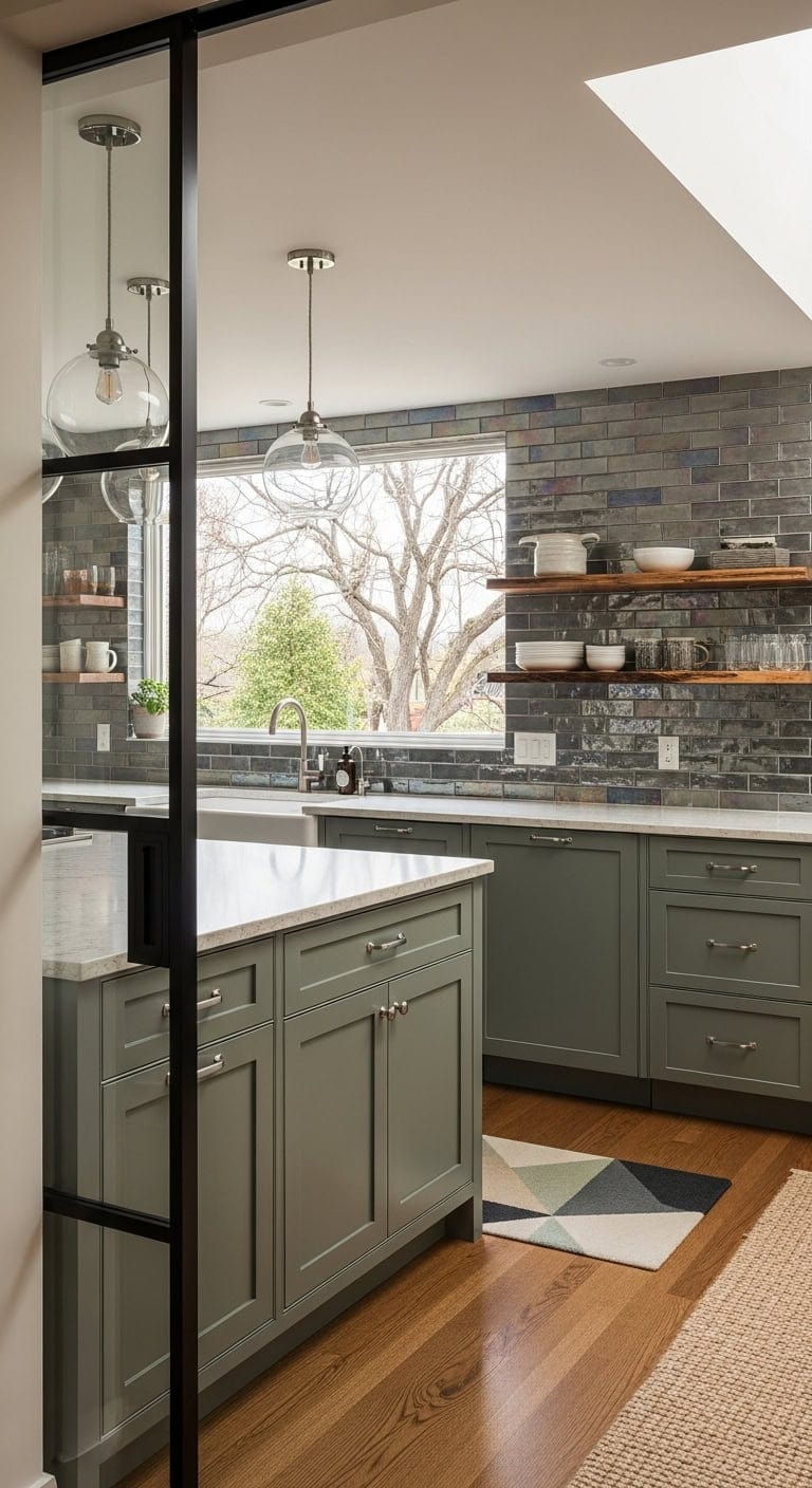 glass partition blocks odors