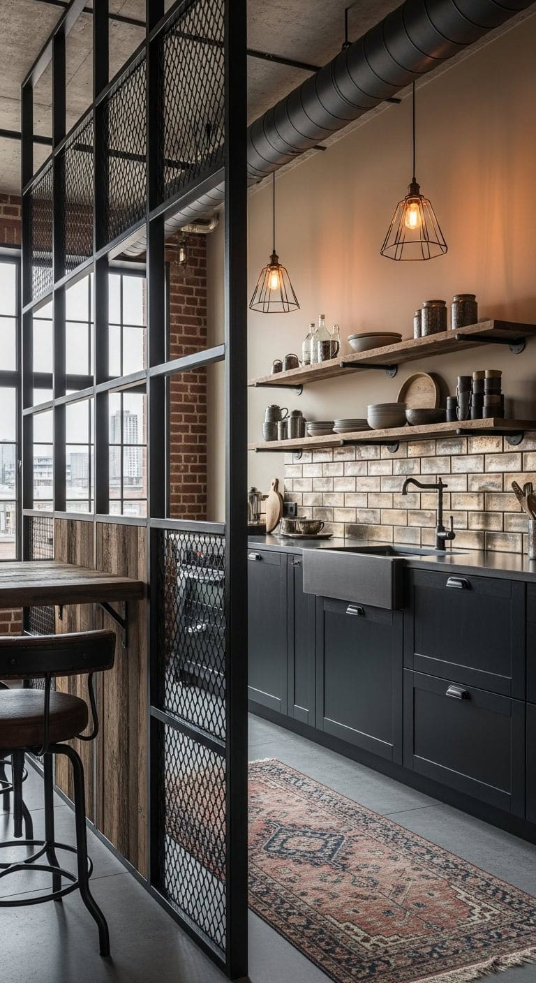 industrial modern rustic style