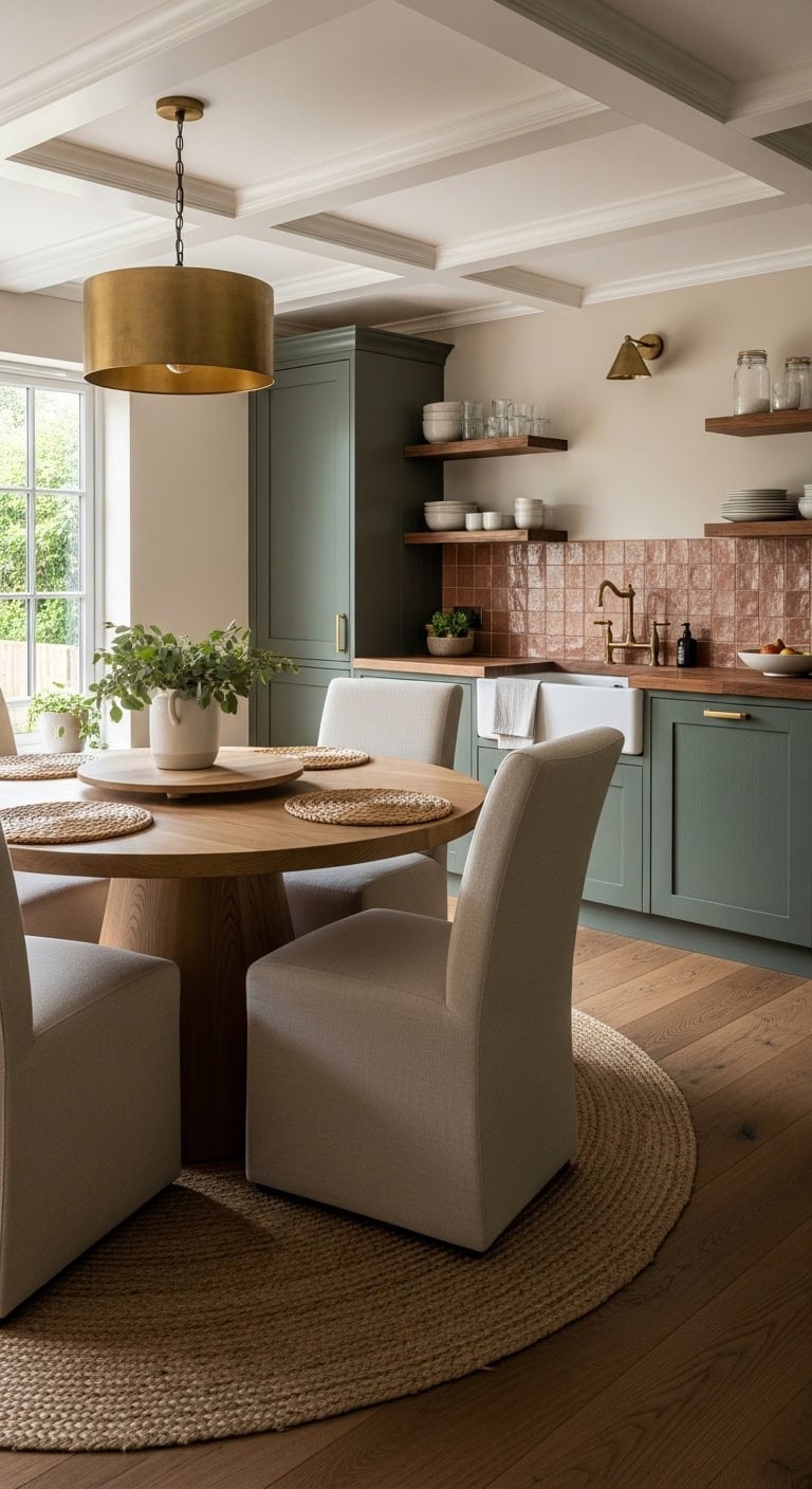 intimate family dining conversation hub