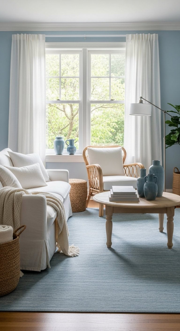 layered cozy serene grounded