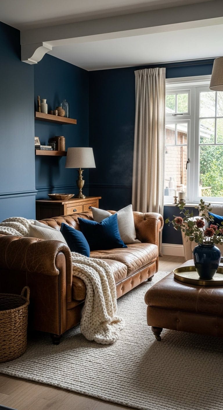 layered cream neutrals soften bold colors