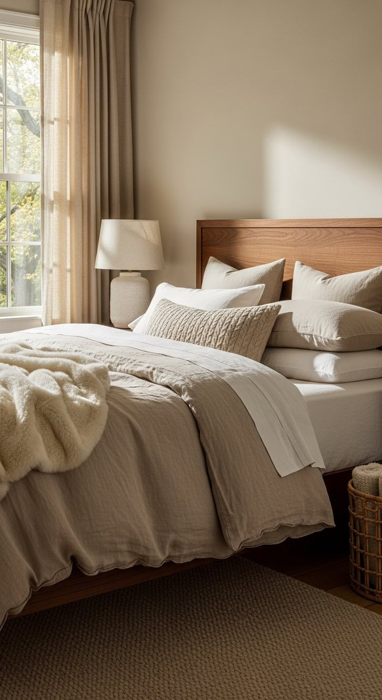 layered textures create cozy comfort