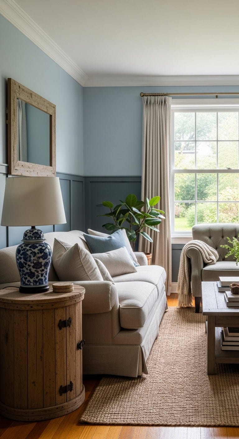 layered timeless architectural wall treatment