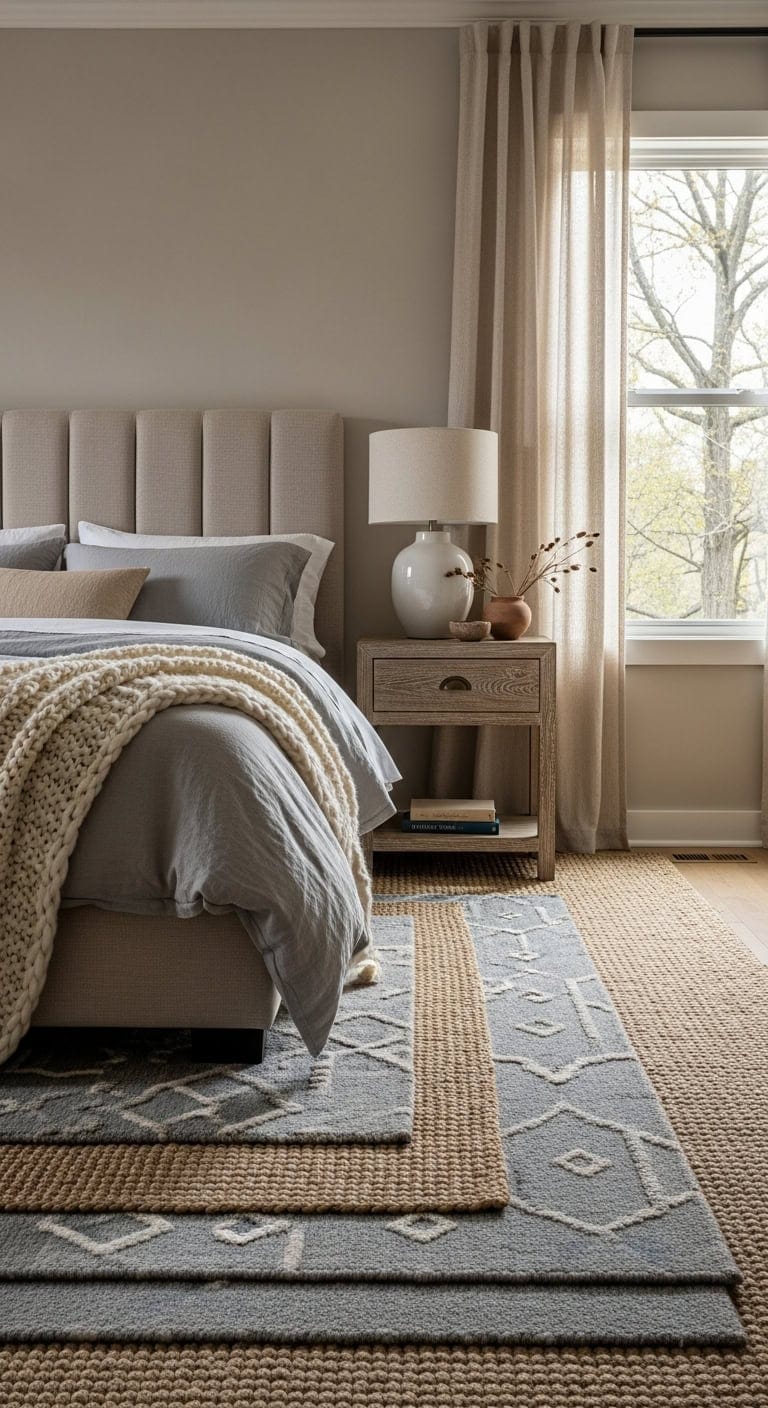 layered warm textured tranquil