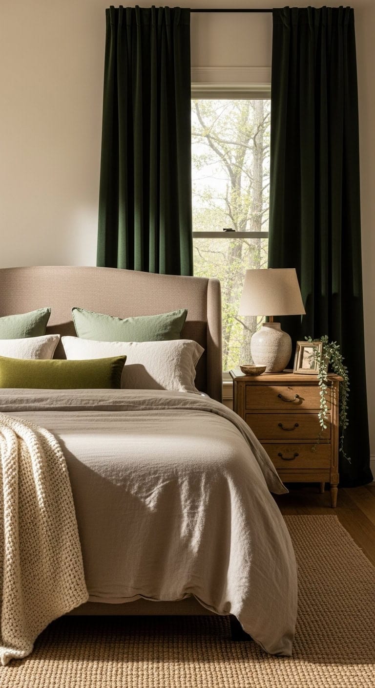 luxurious calming bedroom retreat