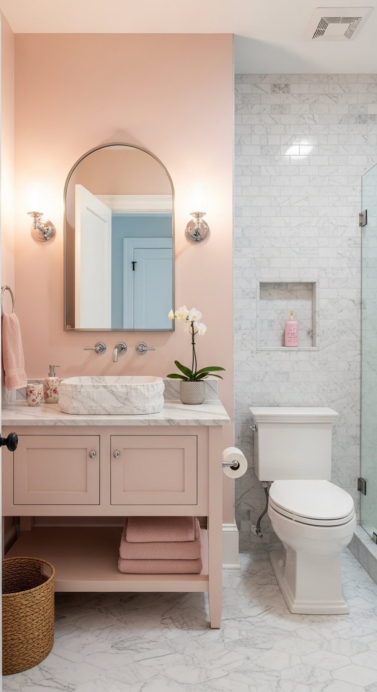 luxurious marble and blush elegance