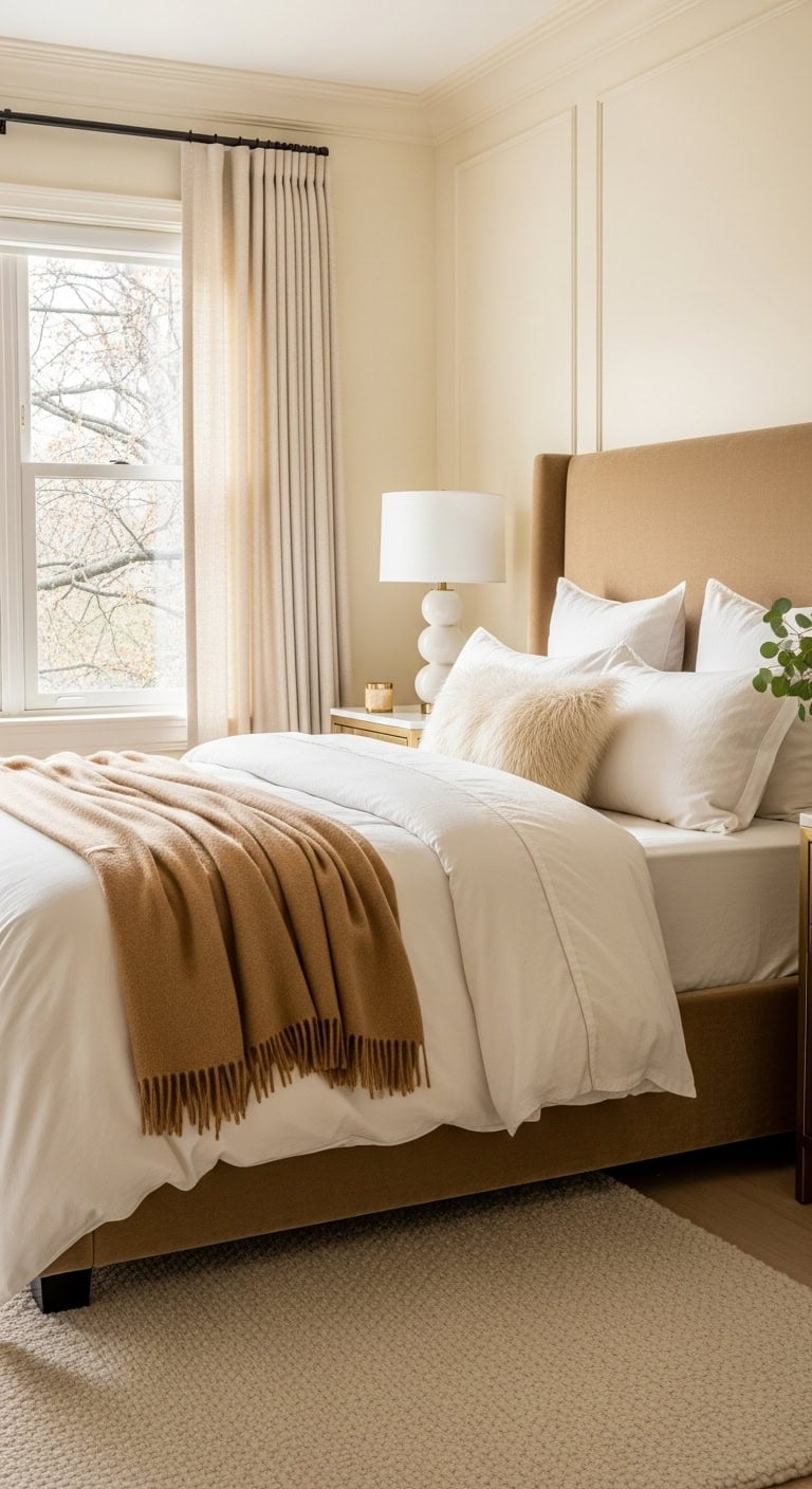 luxurious serene hotel inspired bedroom retreat