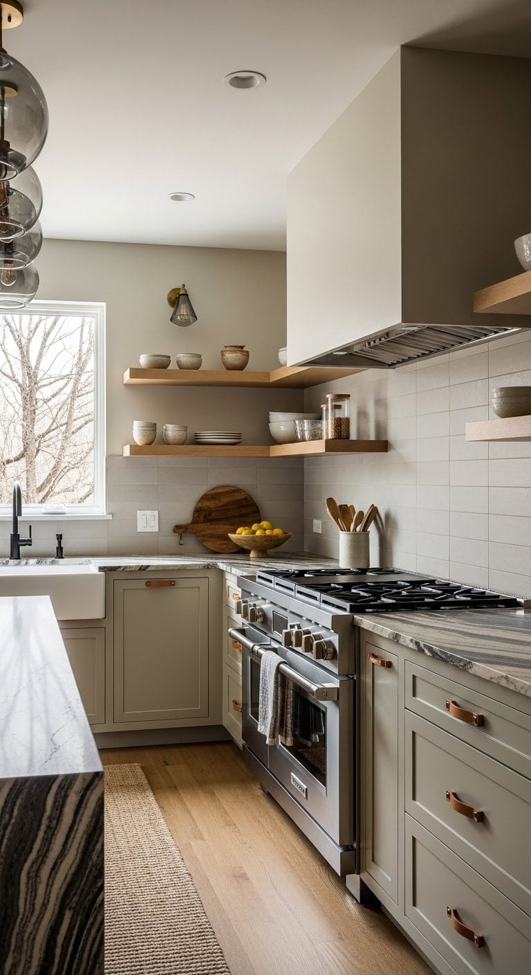 minimalist backdrop for kitchen highlights