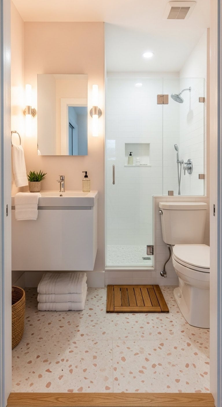 minimalist pale luxurious spa like