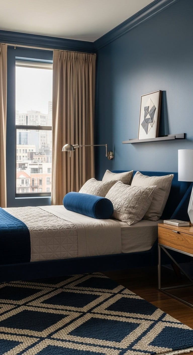 modern geometric dramatic streamlined