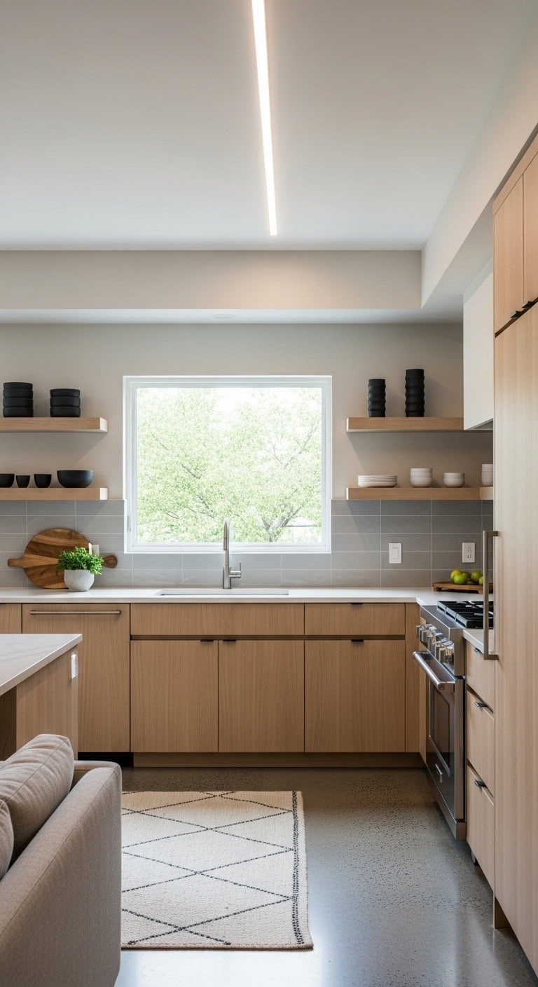 modern minimalist open concept